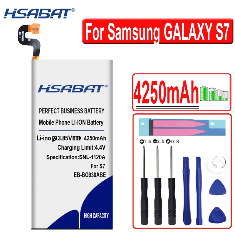 4250 мА/ч, EB-BG935ABE EB-BG930ABE Батарея для samsung GALAXY S7/S7 край G9350 G935F G935 G935FD G935W8 G9300 G930L G930 G930F