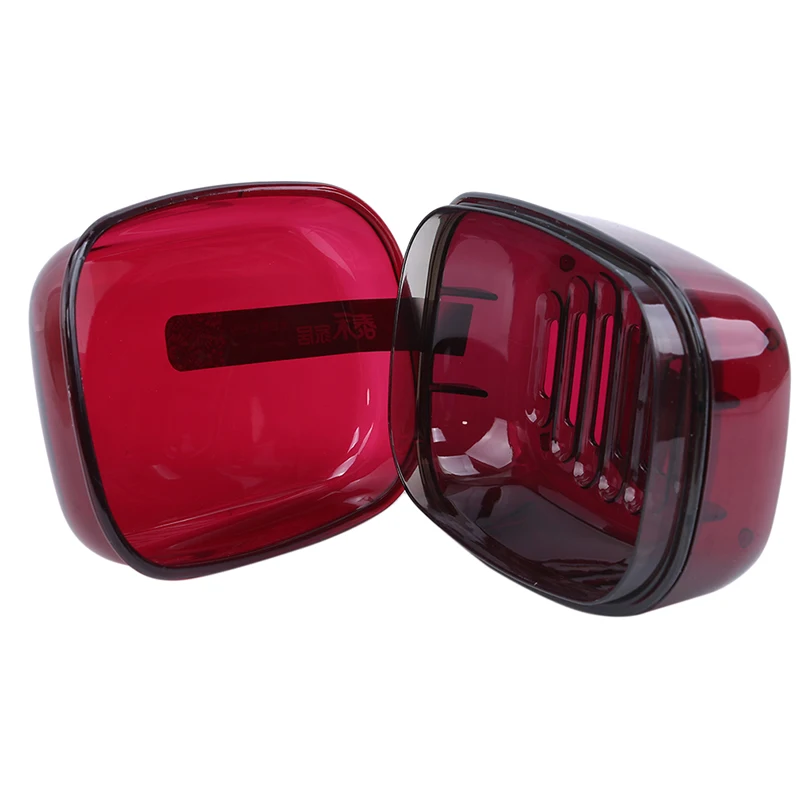Portable Travel Soap Box Simple Double Heightening Soap Box Home Kitchen Bathroom Drain Soap Box With Lid Household Supplies