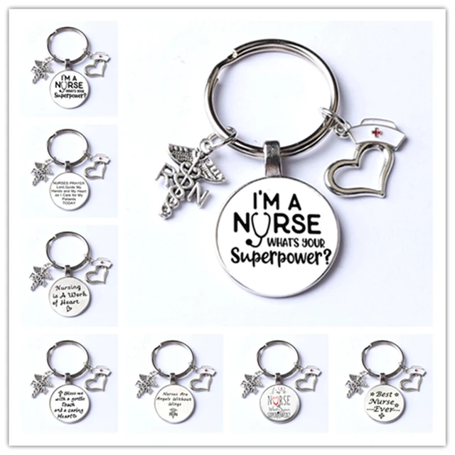 1 pièce Cadeaux D'infirmière Pour Femmes Porte-clés D'infirmière