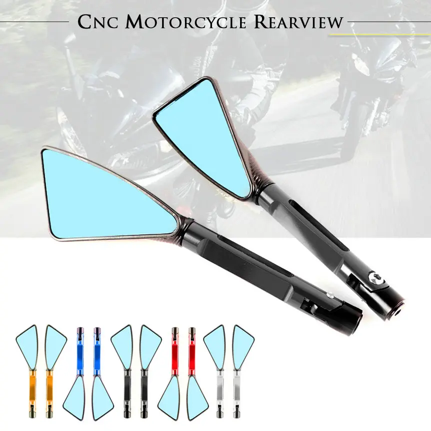 CNC алюминиевое мотоциклетное зеркало Moto Accessoire БАР КОНЕЦ ЗАДНЕГО вида боковое зеркало мотоцикл для KAWASAKI ZX10R ZX12R ZX14R/9R ZZR1400