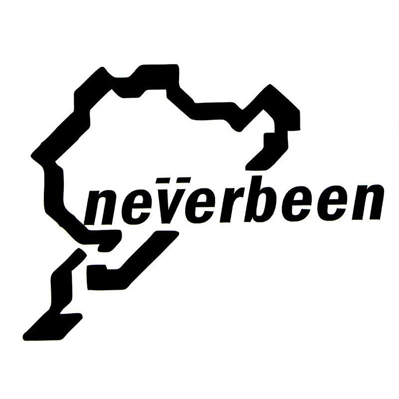 Dawasaru Neverbeen Nurburgring автомобильная наклейка персональная ноутбук чемодан грузовик