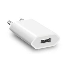 5 Вт USB зарядное устройство для Apple iPhone 11 XR XS 4S 5 5c 5S 6s 7 8 Plus iPad iPod евро вилка 5 в 1 а AC настенный адаптер питания для путешествий