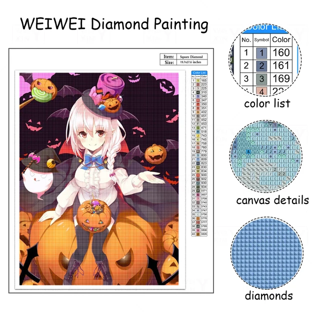 5D Diy Diamond Painting Halloween Anime 3