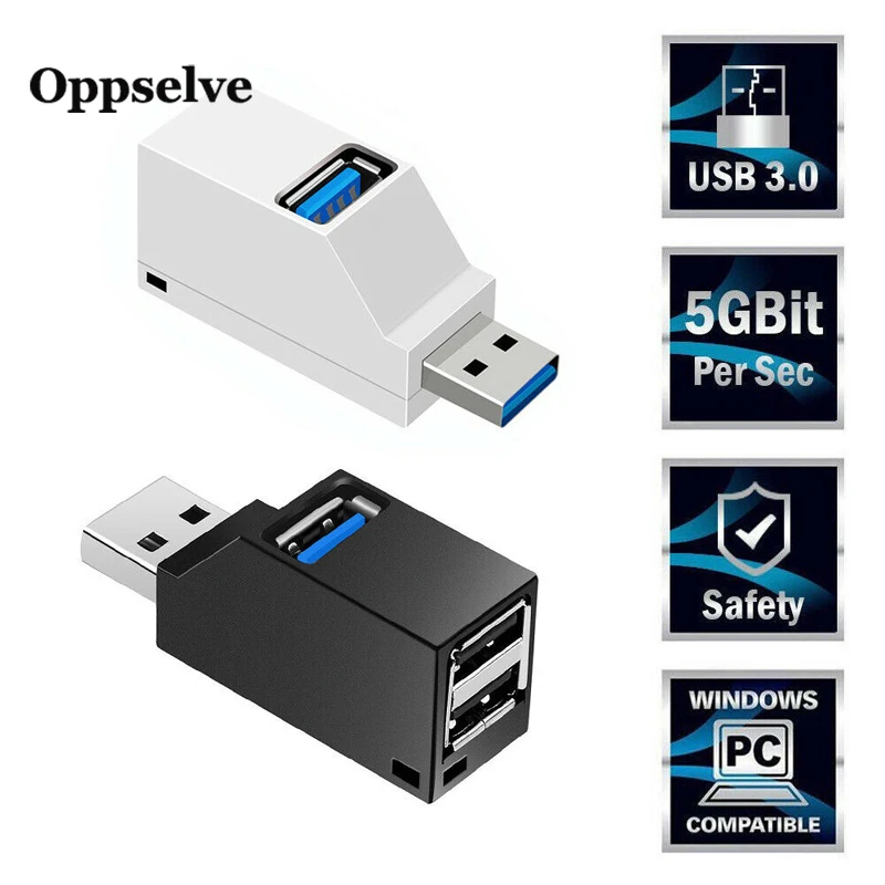 Мульти USB зарядка концентратор удлинитель 2 0 питание OTG адаптер 3 порта мини для