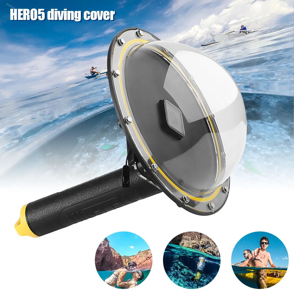 

Diving Dome with Waterproof Casing Underwater Photography Parts for GoPro Hero 7/6/5 LHB99