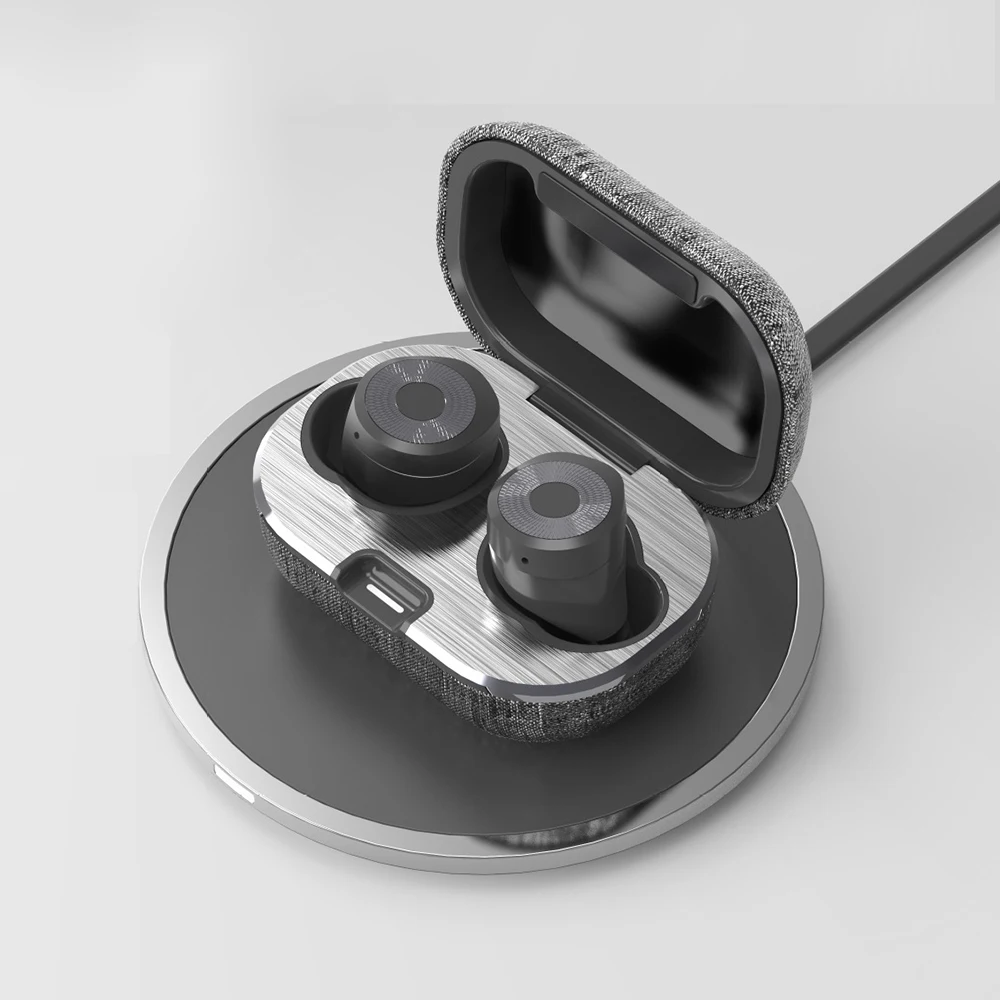 10 TWS Bluetooth наушники HD стерео Беспроводная гарнитура с шумоподавлением Игровые наушники ткацкие материалы отпечаток пальца сенсорный