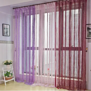 

200x100 cm Luxury Crystal Curtain Flash Line Shiny Tassel String Door Curtain Window Room Divider Home Decoration cortinas