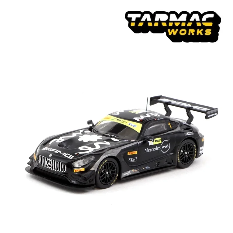 

Tarmac Works 1:64 AMG GT3 Macao GT 2018 #01 Racing Diecast Model Car