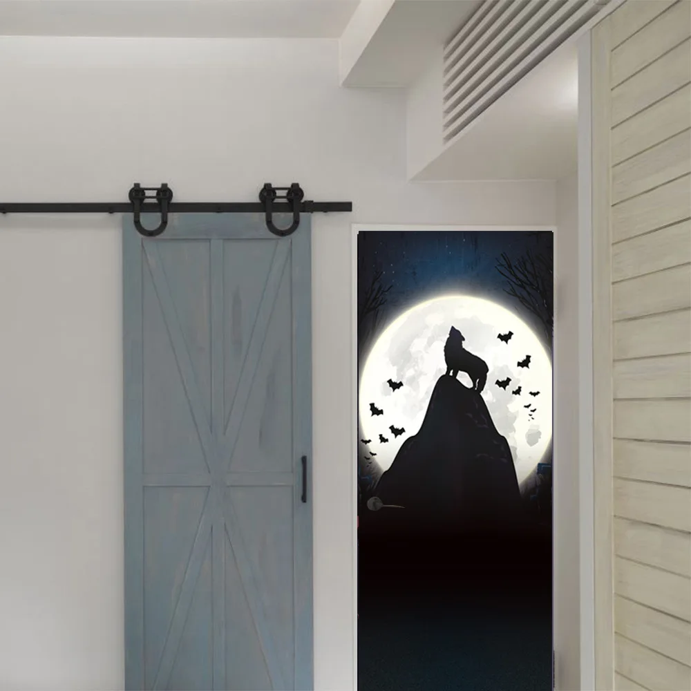 Дропшиппинг Хэллоуин Росомаха креативный 3d стикер на дверь домашний декор наклейка на стену восстановленная Наклейка на стену s