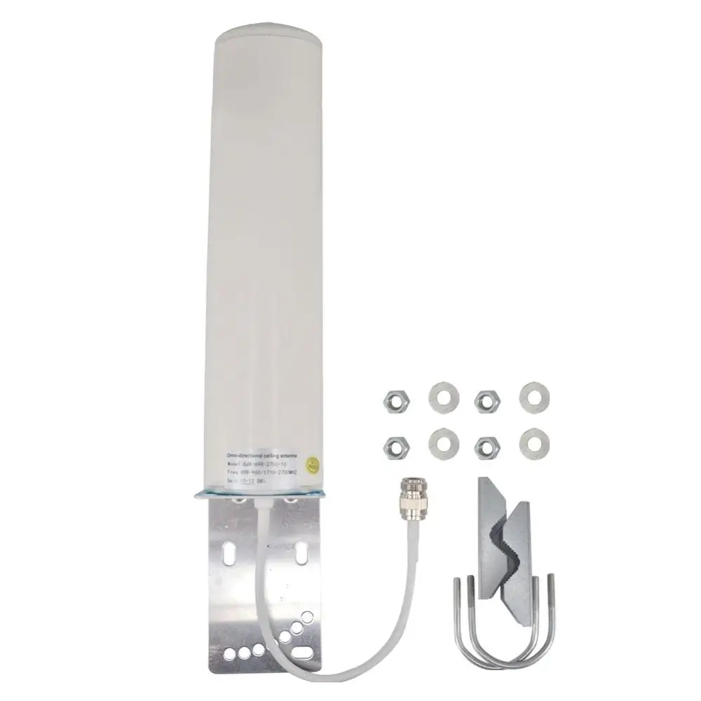 GSM/3G/4G 안테나 실외 패널 12dbi 고이득 698-2700MHz 4G LTE 무선 라우터용 전방향 안테나 N 암 커넥터