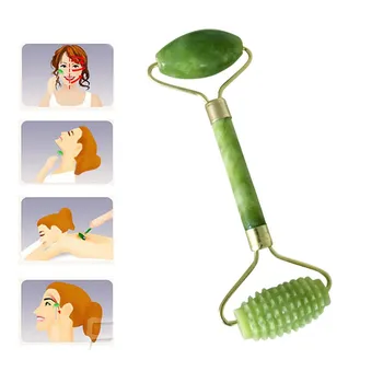 

Fast shipping Facial Anti-Aging Facial Massage Roller Reduce Wrinkles Jade Wheel Roller Remove Dark Circle Eye Bags