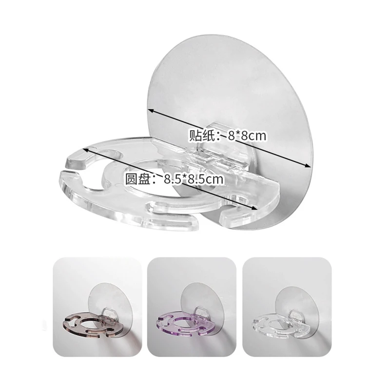 Toothbrush Holder Bathroom Storage Rack 1PC Toothbrush Organizer Razor Shaver Storage Rack Self-adhesive Toothpaste Storage Holder Kitchen Bathroom Accessories