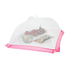 Кухня Складная крышка для еды анти муха москитный зонтик сетка экран палатка еда блюдо Крышка для пикника еда протектор