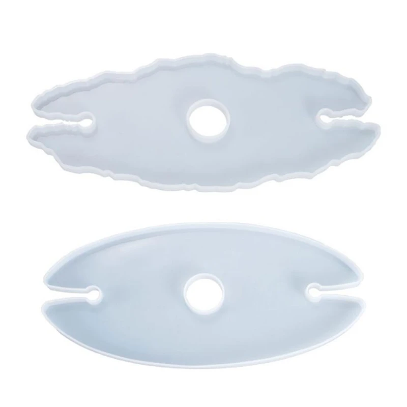 

Crystal Epoxy Resin Mold Wine Glass Rack Tray Casting Silicone Mould DIY Crafts Bottle Cup Holder Making Tools
