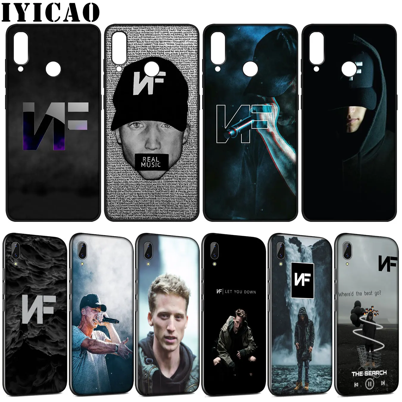 Мягкий силиконовый чехол pop NF Rapper для Huawei Y9 Y7 Y6 Prime 2019 Honor 20 10 9 9X 8C 8X 8 Lite 7C 7X 7A Pro |
