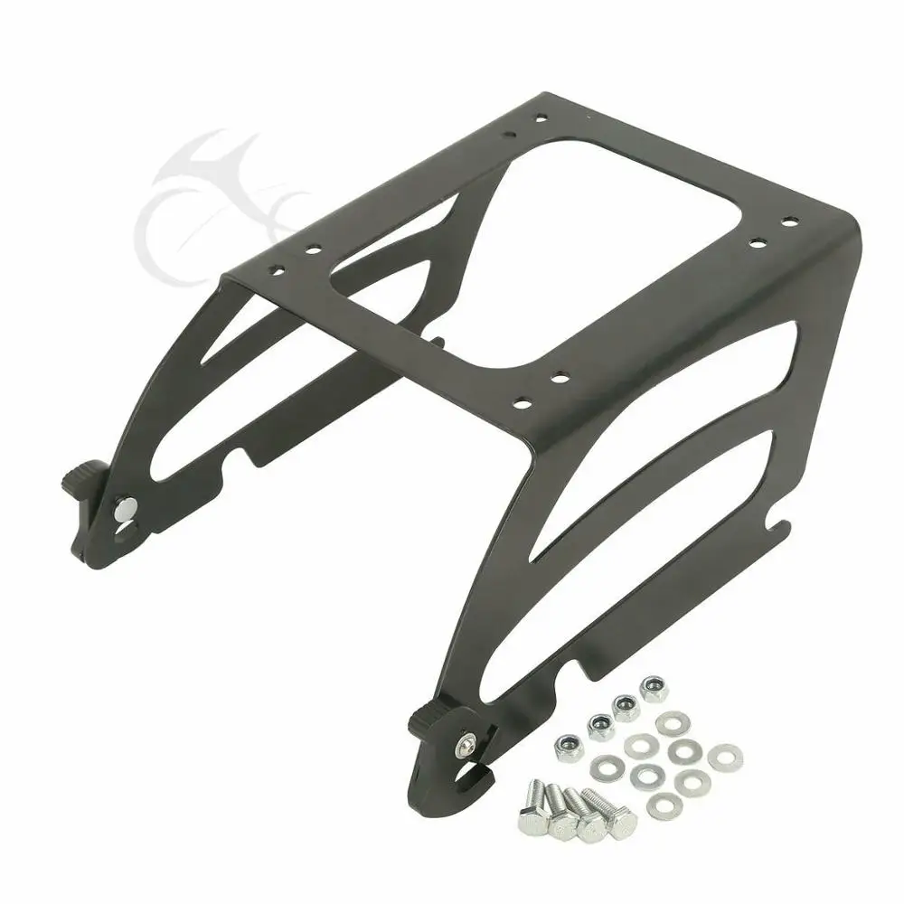 Motorcycle Detachable Solo Tour Pack Rack For Harley Softail Standard Deluxe Fat Boy Classic Night 2000 -