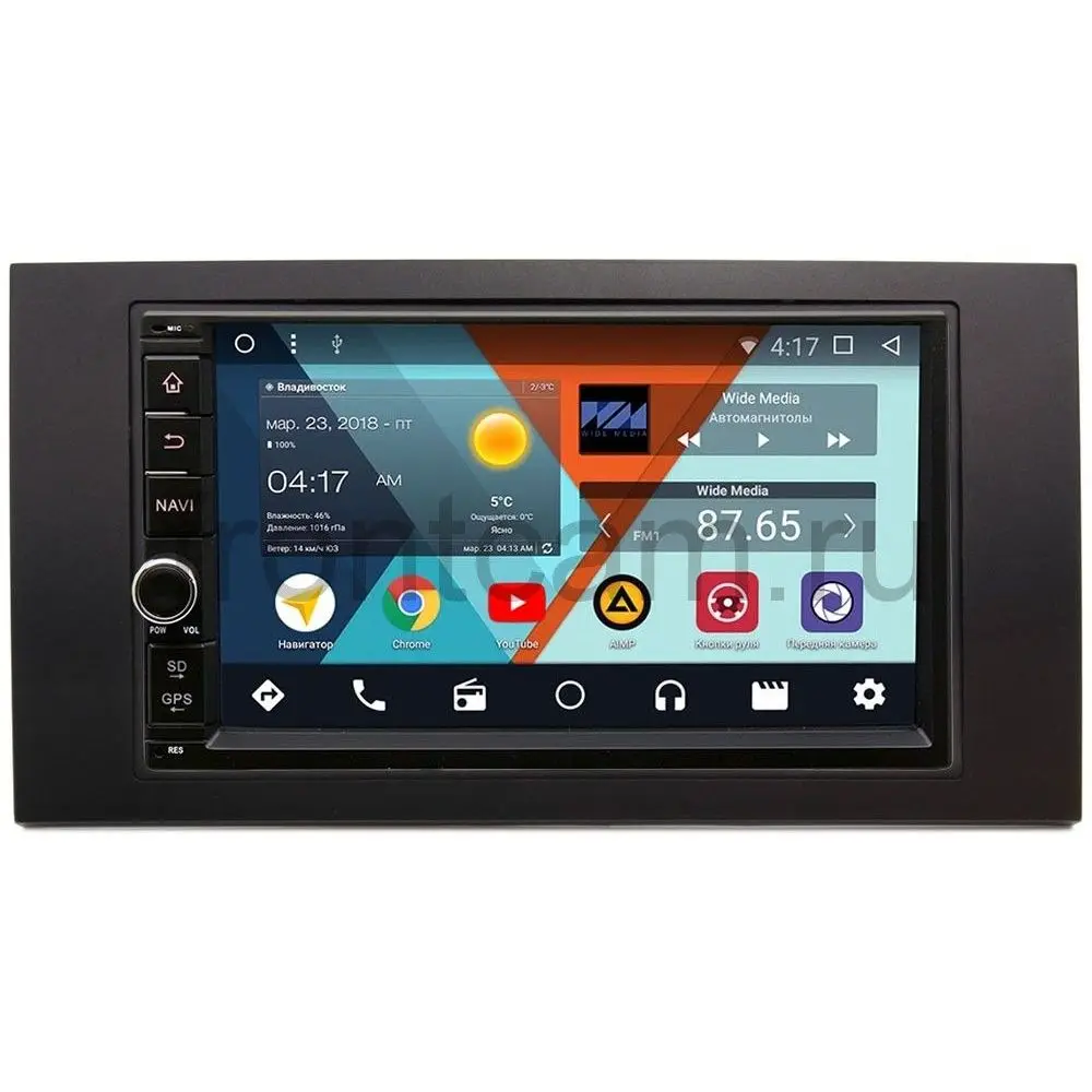Штатная магнитола Wide Media WM-VS7A706NB-RP-FRFC-35 для Ford Kuga Fiesta Fusion Focus Mondeo Android 7.1.2 | Автомобили