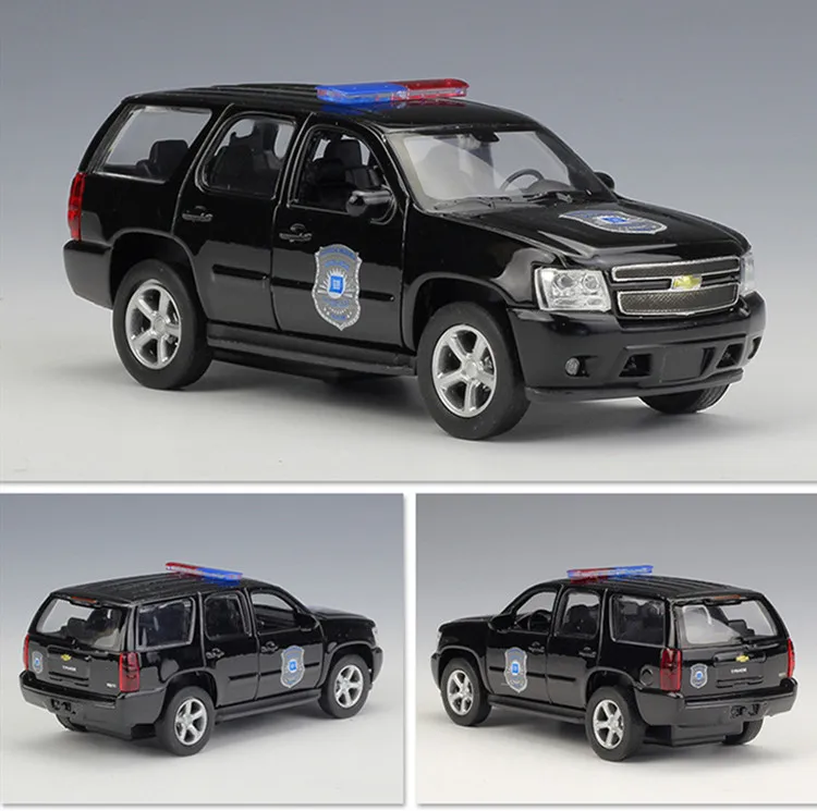 1:36 Chevrolet 2008 Tahoe модель автомобиля из сплава, модель автомобиля из искусственного металла, детская игрушка в подарок