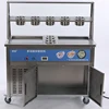 2021 New design fried ice cream machine stainless steel ice cream maker single pan ice cream roll machine 4
