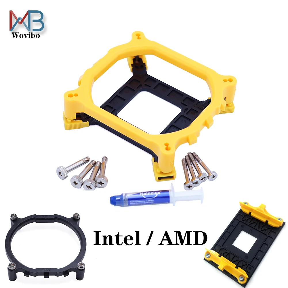 CPU Ventilador Cooler Radiator Fan Intel 1150 1151 1155 1156 1366 2011 X79 X99 AMD AM3 AM4 Socket bracket Computer