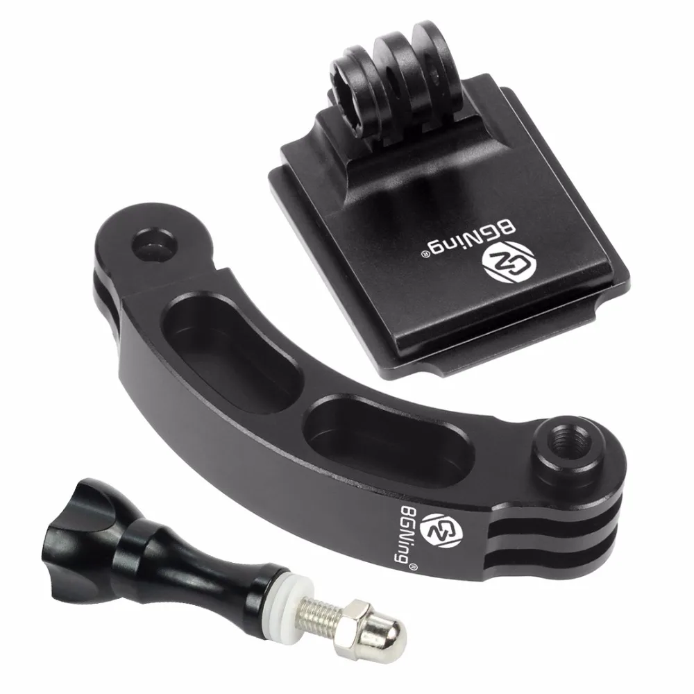 BGNing регулируемое основание Крепление для Gopro Hero 8 7 5 Xiaomi yi для sjcam для DJI Экшн камеры штатив шлем ремень крепление аксессуар