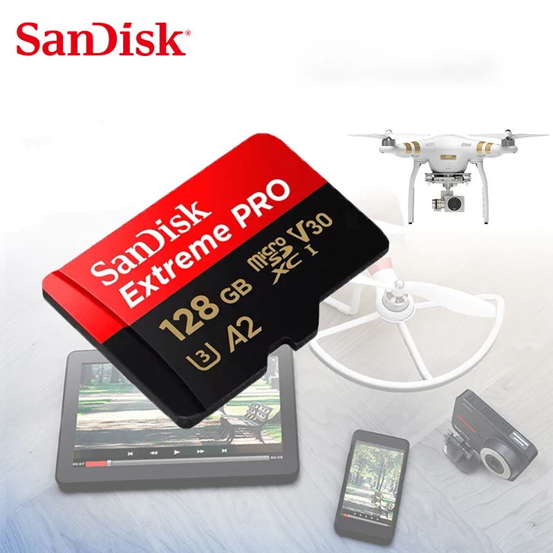 Карта памяти MicroSD SanDisk 32/64/128/256/512 ГБ класс 10|Карты памяти| |