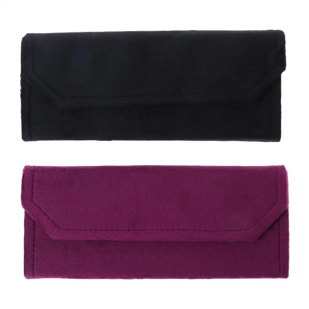 

Glasses Box Reading Eyeglasses Optical Eyewear Folding Case Velvet Soft Protective Storage Portable Handmade High End Fashion