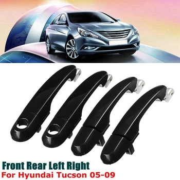 

NEW-Car Stylings Front Rear Right Left Black Exterior Outside Door Handle for Hyundai Tucson 2005 2006 2007 2008 2009 82650-2E02