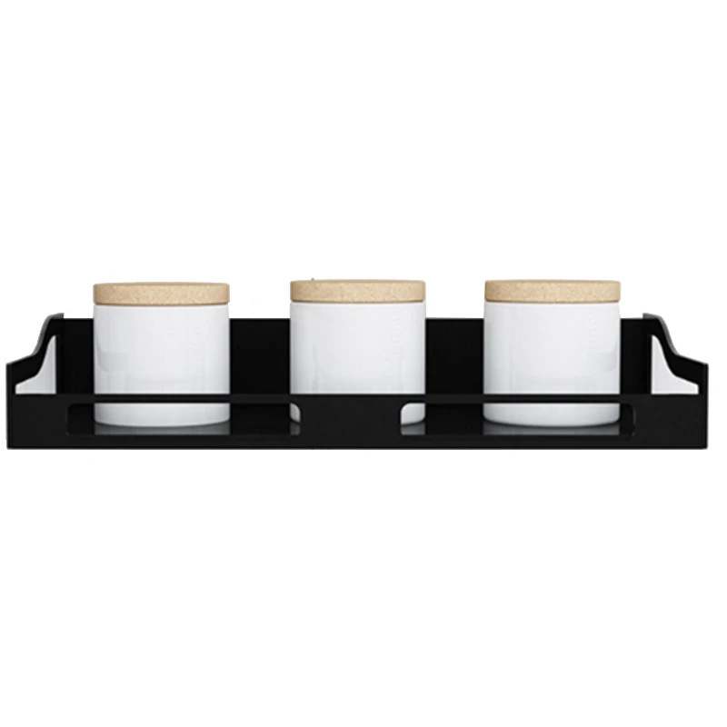 Kitchen Rack Aluminum Drain Seasoning Bottle Storage Shelf Wall Mounted Multi Function Storage Rack Pantry Storage Household 40C