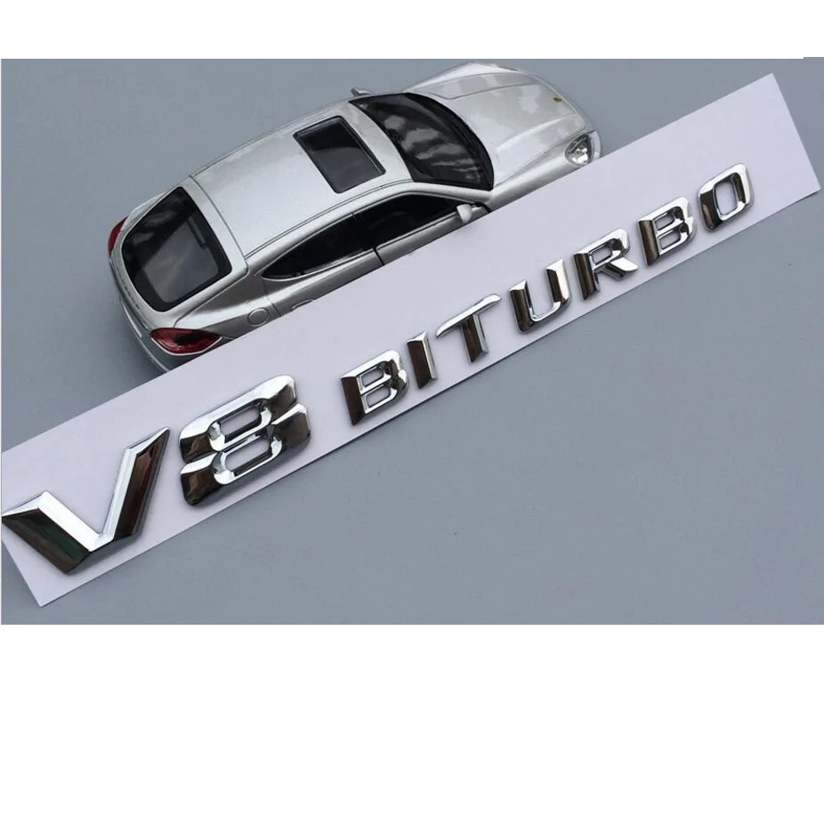 3D буквы для Mercedes Benz E63 C63 S63 GLE63 GLC63 GLS63 CLS63 AMG Fender V8 BITURBO V8BITURBO значки с эмблемой стикер