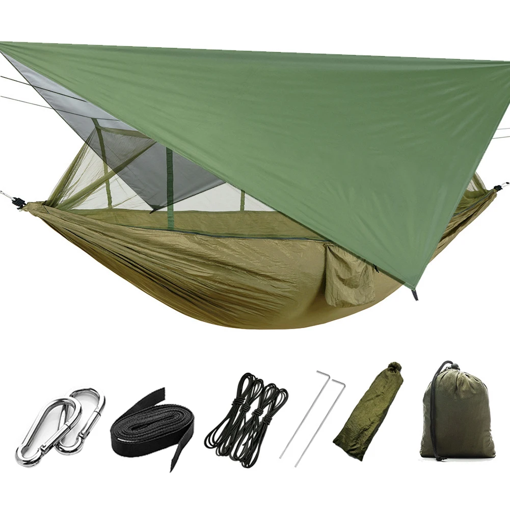 Portable Camping Hammock Mosquito Net and Hammock Canopy With Mosquito Net Hammock Set Outdoor Camping Hiking Supplies