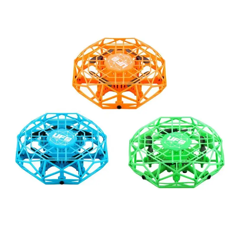 

Gesture Sensing Quadcopter UFO Mini Induction Drone Blue Green Orange Flying Aircraft for Kids Gift Electric Toy RC Toys New