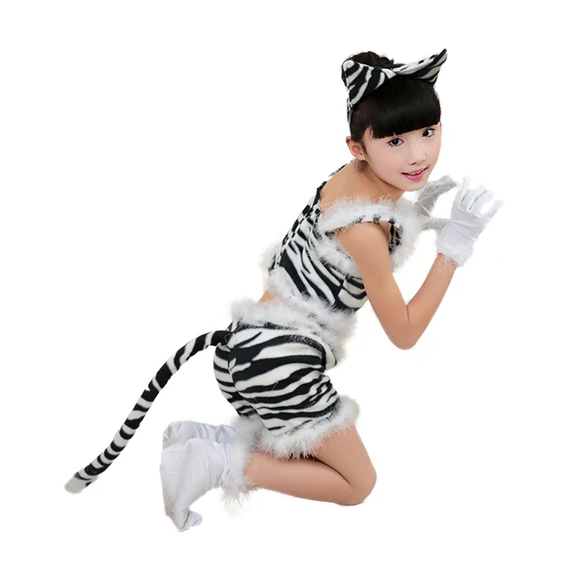 Halloween purim trajes de festa família combinando animal preto gato traje  cosplay macacão para adulto crianças menina fantasia vestido - AliExpress