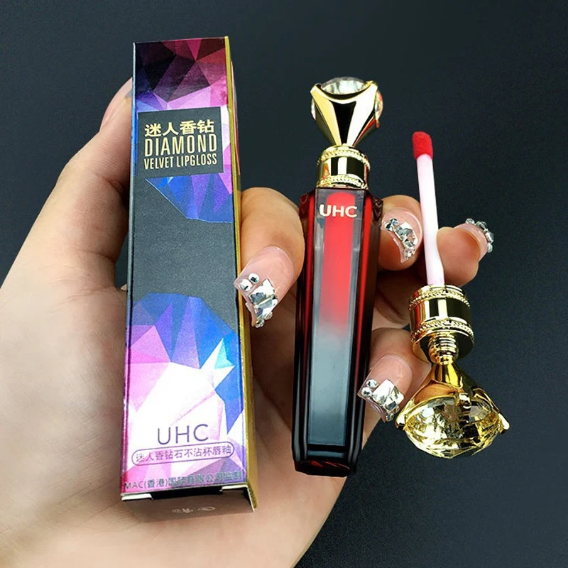Женский роскошный блеск для губ Cup Sceptre Diamond Mist Увлажняющий блеск для губ Макияж модная для макияжа цвет