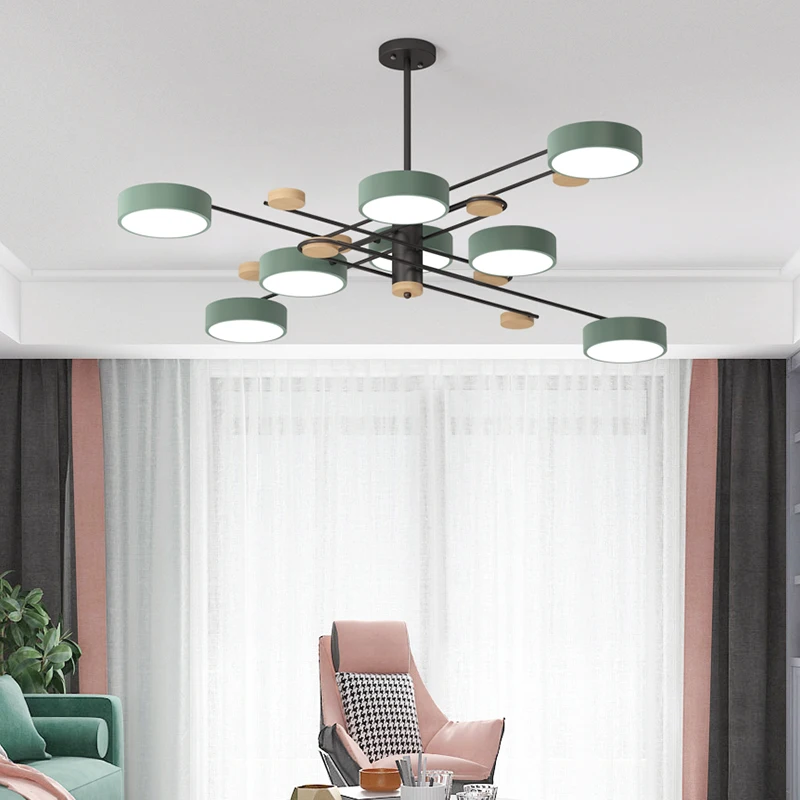 

Nordic living room restaurant chandeliers lamp dinning room modern creative minimalist hanging light