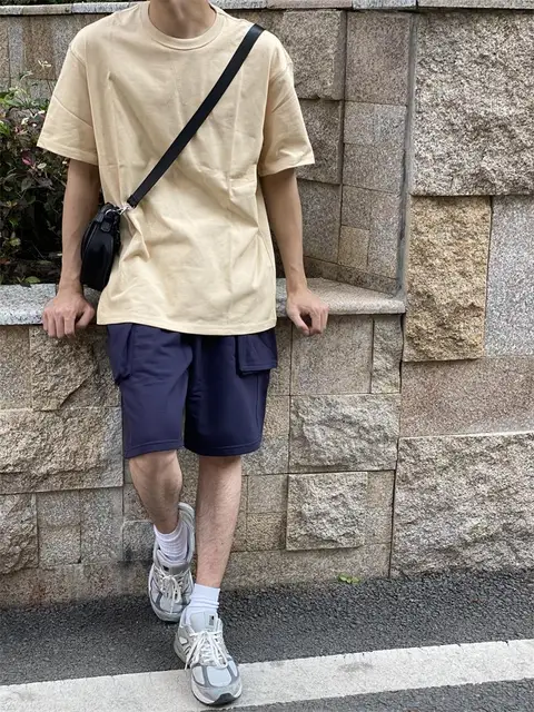 Pantaloncini Uomo Estate - Bermuda Corti In Cotone Con Elastico E Tasche, Leggeri E Comodi - Foto 3