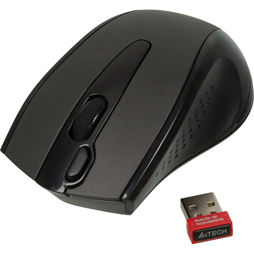 Мышь A4 V-Track G9-500F-1, беспроводная, USB, черный