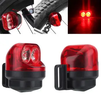 

Magnetic Induction Bicycle Cycling Front Rear Tail Red LED Flash Lights Safety Warning Lamp Cycling Caution Light Waterproof