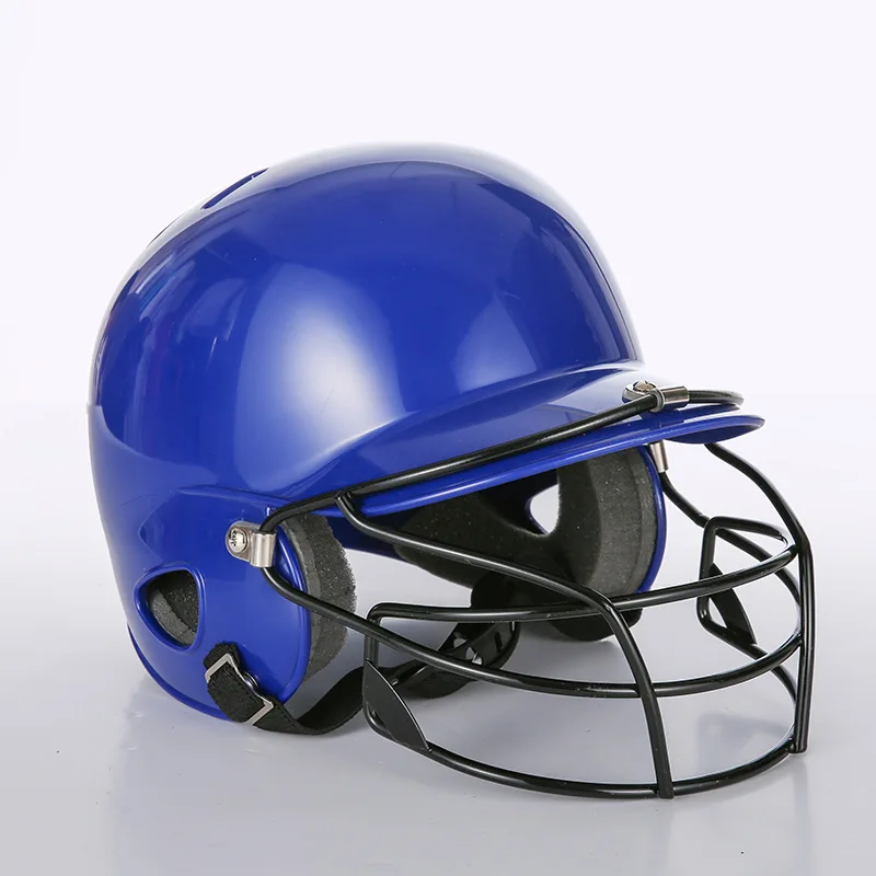 Бейсбольный шлем бейсбольный ватин шлем Софтбол компактная маска двойная плотность ударная-для взрослых