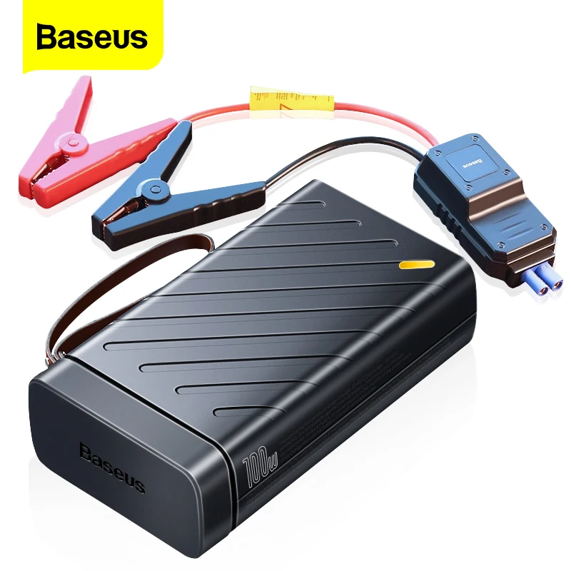 

Baseus 1600A Car Jump Starter Booster 12V Auto Starting Device 16000mAh Portable Power Bank 220V AC Output Outdoor Power Supply