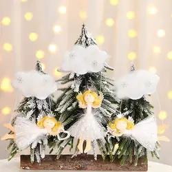 1 шт./компл. рождественские подвесные украшения для вечеринки Снежинка облако Ангел Рождественская елка кулон домашний фестиваль вечерние