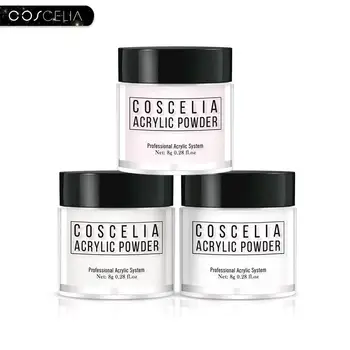 

COSCELIA 2/3PCS Acrylic Nail Set With Acrylic Powder Acrylic Liquid For Manicure Nail Extension Kit Glitter Tips For Nail Art