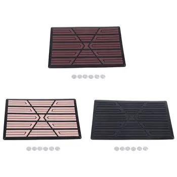 

Universal Black/Beige/brown PVC Car Floor Carpet Pad Heel Foot Mat Pedal Patch Cover 23x15cm Car Mat Anti-skid Pedal W91F
