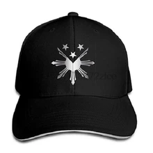 Filipino Sun Stars Flag Phi Platinum Стиль унисекс регулируемая бейсболка спортивная Кепка шляпа от солнца