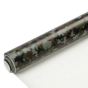 

SUNICE 1.52x15m Car Vinyl Wrap Sheet Roll Films Stickers Cars Self-adhesive Bike Wrapping Accessories Camouflage Protective Film