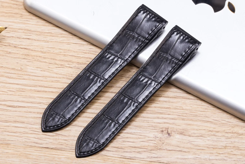 High Quality Exquisite Genuine Leather Watch Strap for Cartier Series 20mm  Elegant Design 23mm Watchband Bracelet free shipping