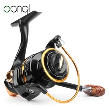 DONQL Высококачественная Рыболовная катушка 13BB спиннинг с металлической шпулей катушка 5,5: 1 рыболовные катушки 2000-5000 Серия Карп рыболовные снасти