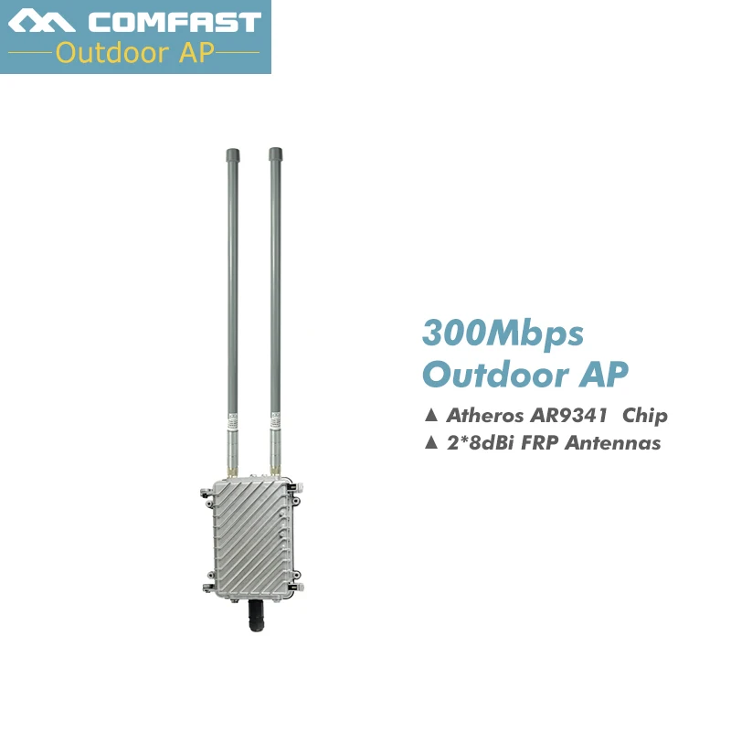 COMFAST CF-WA700 300 Мбит/с беспроводной AP базовая станция большая площадь Wi-Fi покрытие открытый AP, wi fi маршрутизатор добавить 2 * 8dBi FRP Wi-Fi антенна
