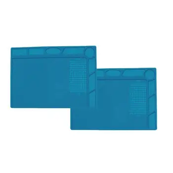 

33*23cm Magnetic Antistatic Mat Silicone Repair Mobile FDT5954 Cell Platform Phone Maintenance Phone Heating Insulation F3Z6