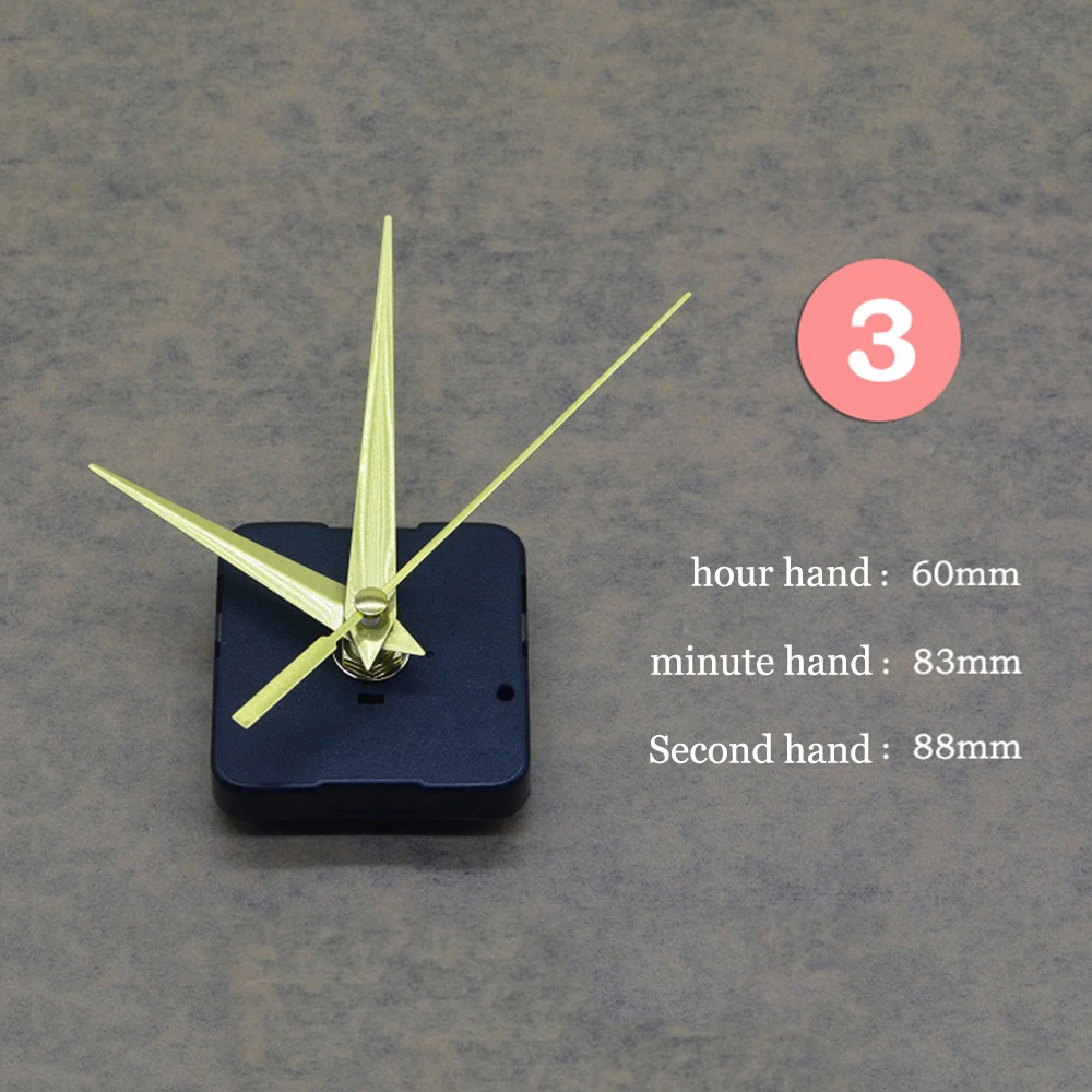 DIY Wall Clock Movement Hanging Quartz Watch Silent Clock Mechanism repair Movement Wall Clock Mechanism Parts 3